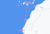 Vols de Nouadhibou, Mauritanie pour Las Palmas, Grande Canarie, Espagne