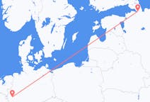 Flyreiser fra St. Petersburg, Russland til Köln, Tyskland