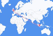 Flyg från Jakarta, Indonesien till Saint Helier, Jersey
