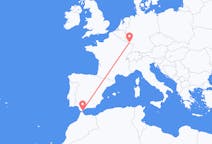 Vluchten van Gibraltar, Gibraltar naar Saarbrücken, Duitsland