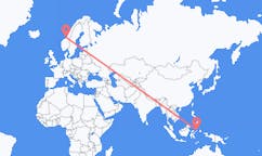 Flights from Manado, Indonesia to Ørland, Norway