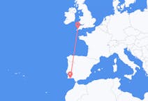 Flyreiser fra Newquay, England til Faro, Portugal