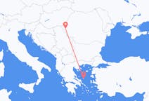 Fly fra Timișoara til Skiros
