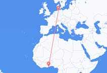 Flights from Accra to Hamburg