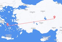 Fly fra Syros til Kayseri