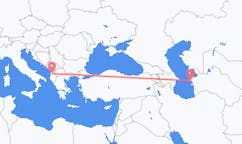 Flights from Türkmenbaşy to Tirana