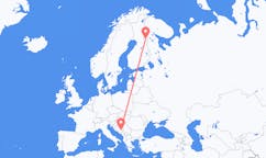 Flyrejser fra Sarajevo til Kuusamo