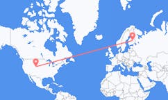 Flyreiser fra Laramie, USA til Kuopio, Finland