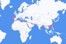 Flyg från Angeles, Filippinerna till Lissabon, Portugal