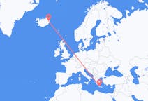 Flights from Egilsstaðir, Iceland to Chania, Greece