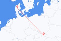 Flights from Košice, Slovakia to Karup, Denmark