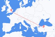 Flyreiser fra London, England til Ankara, Tyrkia