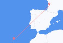 Flights from Bordeaux, France to Vila Baleira, Portugal