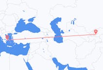出发地 乌兹别克斯坦出发地 费尔干纳目的地 希腊雅典的航班