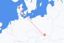 Flights from Poprad, Slovakia to Karup, Denmark