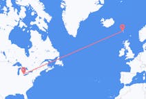 Flights from Windsor to Sørvágur