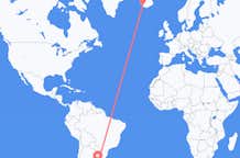 Vols de Montevideo, Uruguay à Reykjavík, Islande
