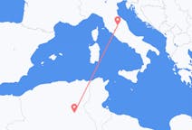 Flights from Touggourt, Algeria to Perugia, Italy