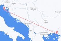 クロアチアのプーラから、ギリシャのアレクサンドルポリまでのフライト