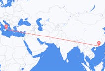 Flyreiser fra Shenzhen, Kina til Reggio di Calabria, Italia