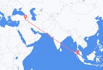 Flights from Siborong-Borong, Indonesia to Şırnak, Turkey