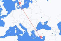 Flyreiser fra Páfos, Kypros til Angelholm, Sverige