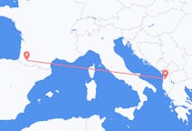 出发地 阿尔巴尼亚地拉那目的地 法国波城的航班