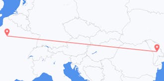 Flug frá Frakklandi til Moldóvu