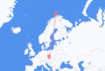 Vols depuis la ville de Hammerfest vers la ville de Vienne