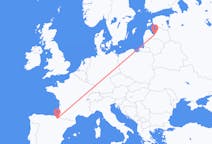 Vluchten van Riga, Pescara naar Pamplona