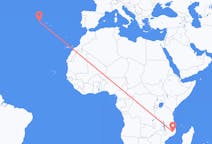 Flights from Nampula, Mozambique to Flores Island, Portugal