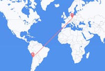 Flyreiser fra Antofagasta, Chile til Dresden, Tyskland