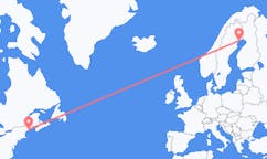 Flüge von Rockland, die Vereinigten Staaten nach Luleō, Schweden