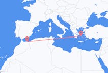 Flyg från Nador till Syros