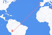 Flyg från La Paz, Bolivia till Lissabon, Portugal