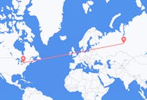 Flights from Toronto, Canada to Surgut, Russia