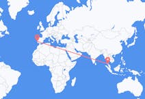 Flyg från Trang, Thailand till Lissabon, Portugal