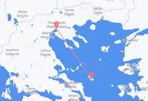 Voli da Sciro, Grecia a Salonicco, Grecia