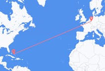 Flyrejser fra George Town, Bahamas til Köln, Tyskland
