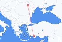 Flights from Kastellorizo, Greece to Bacău, Romania