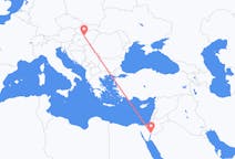 Vluchten van Eilat, Israël naar Boedapest, Hongarije