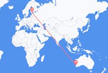 Flyreiser fra Perth, Australia til Helsingfors, Finland