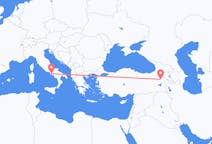 Flyrejser fra Ağrı, Tyrkiet til Napoli, Italien
