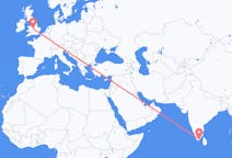 Flights from Thoothukudi, India to Birmingham, the United Kingdom