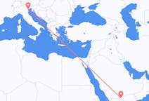 Flights from Sharurah, Saudi Arabia to Venice, Italy