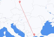 Fly fra Poznań til Kavala