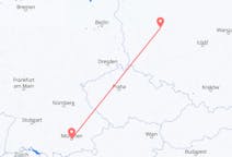Flights from Munich to Poznan
