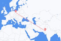 Flights from Jaisalmer, India to Poznań, Poland