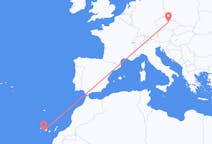 Flights from San Sebastián de La Gomera, Spain to Pardubice, Czechia