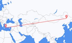 Flights from Daqing, China to Karpathos, Greece